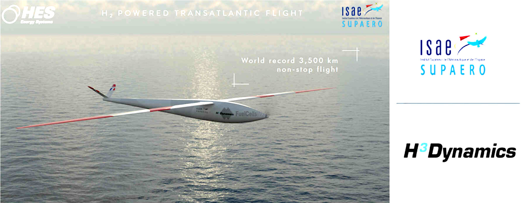 Transatlantic hydrogen fuel cell powered drone