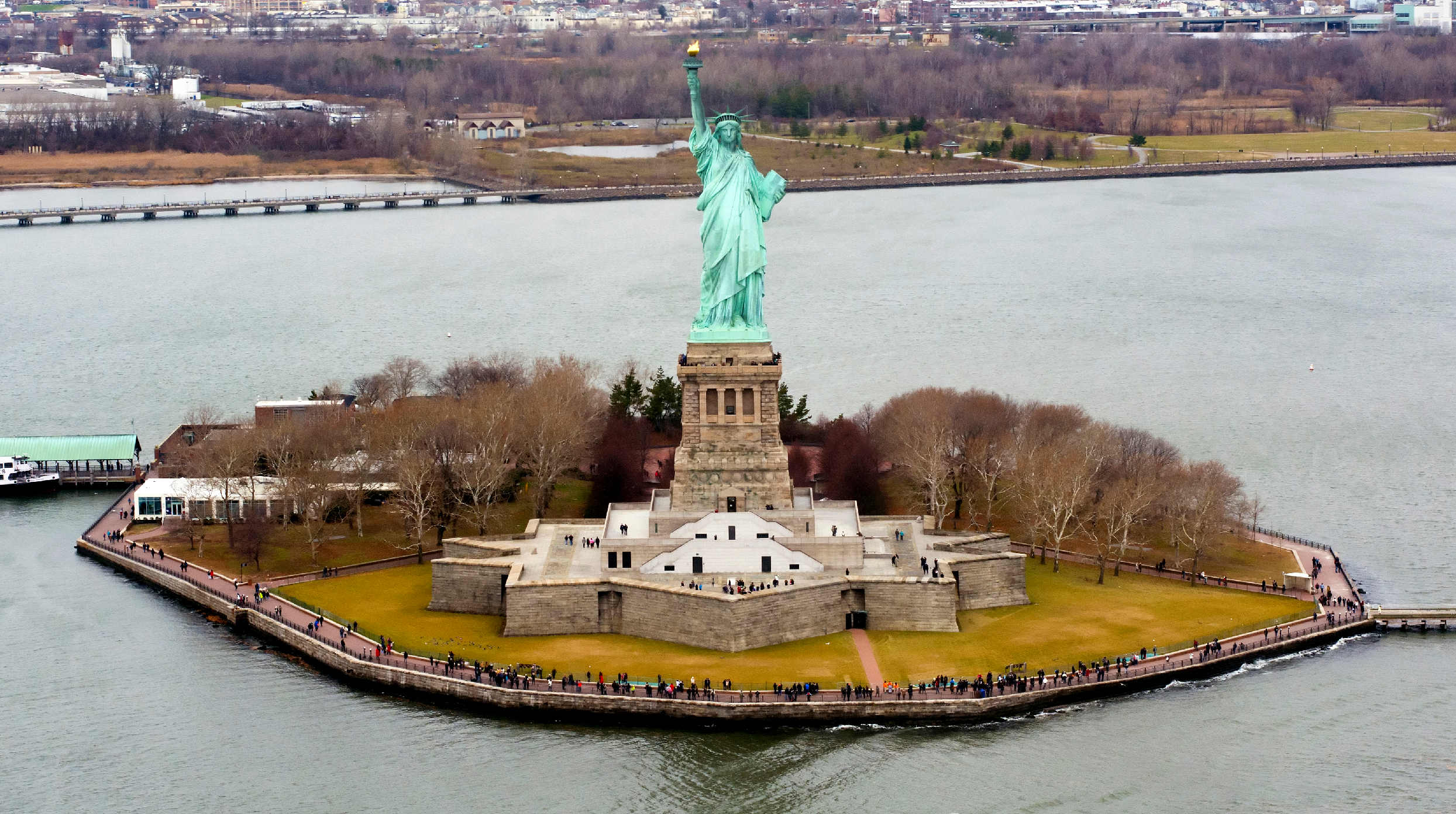 Liberty Island and the Statue of Enlightenment